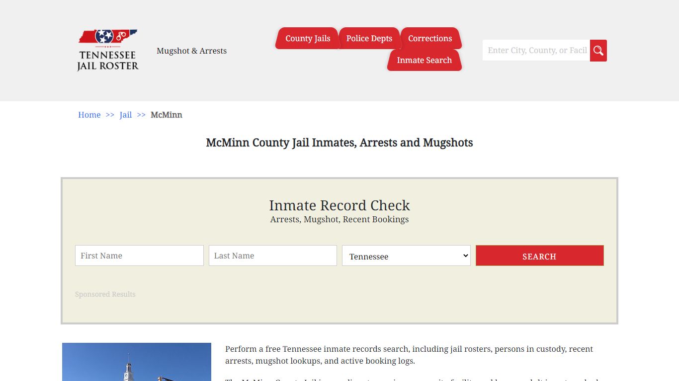 McMinn County Jail Inmates, Arrests and Mugshots - Jail Roster Search