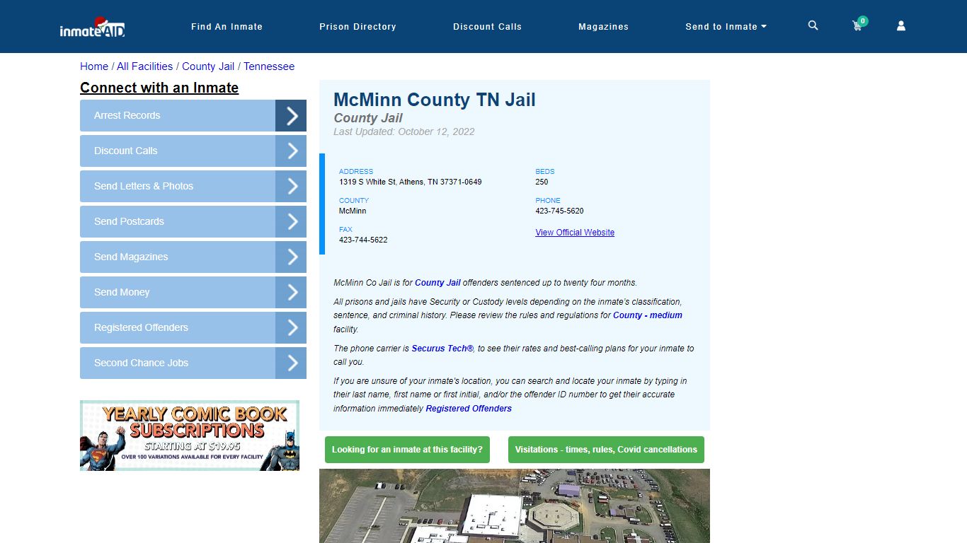McMinn County TN Jail - Inmate Locator - Athens, TN